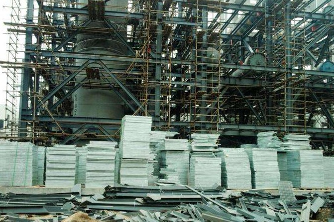 中石化四川钢格板项目安装现场